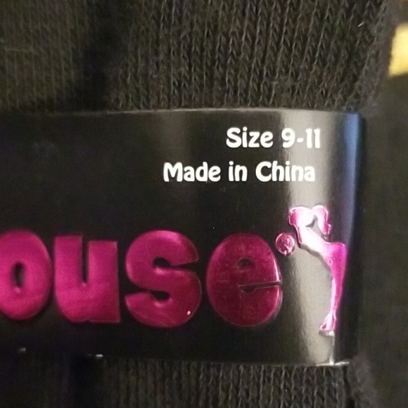 Dollhouse Black Over The Knee Socks - Size 9-11 - Picture 3 of 5